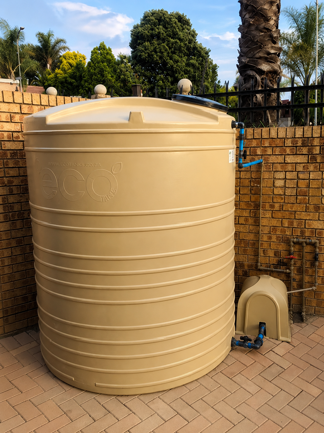 WaterWise backup water tank installation